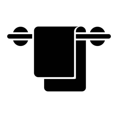 havlu ikonu vektör illüstrasyonu