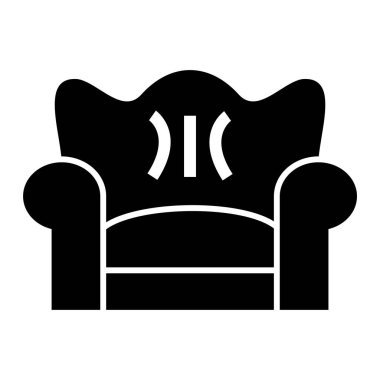 kanepe ikonu vektör illüstrasyonu