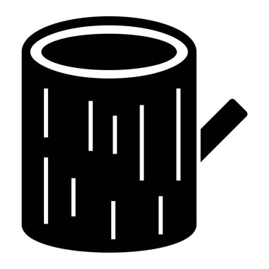 Bir varil simgesinin vektör illüstrasyonu