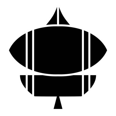 Bir roket simgesinin vektör çizimi