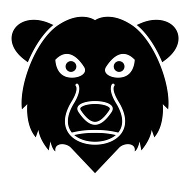 panda. Web simgesi basit illüstrasyon