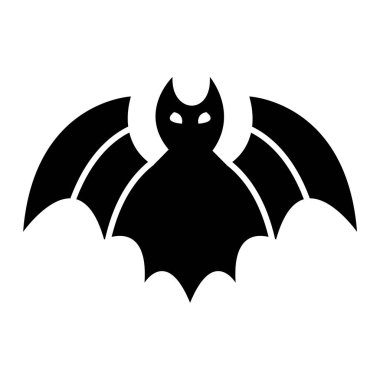 Cadılar Bayramı ikonu. Web için hayalet vektör simgelerinin basit çizimi