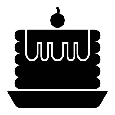 Yemek. Web simgesi basit tasarım