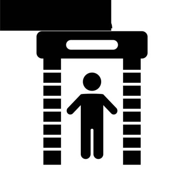 Merdiveni olan bir adamın vektör çizimi