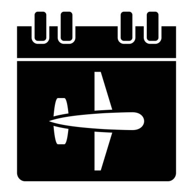 Takvim simgesi, vektör çizimi