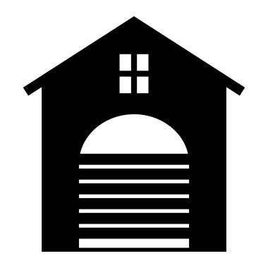 Ev. Web simgesi basit illüstrasyon