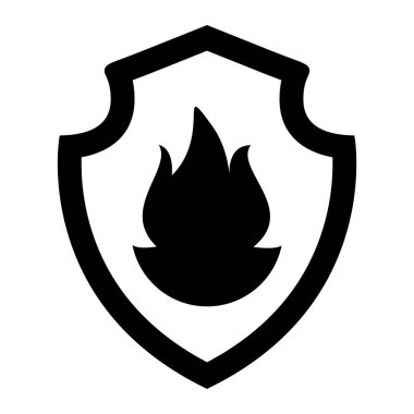 kalkan ikon vektör illüstrasyonu