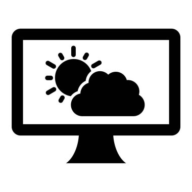 Bulut hesaplama. Web simgesi