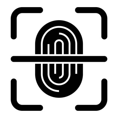 beyaz arkaplanda siyah simge izole edildi