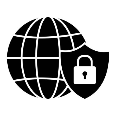 Asma kilit vektör simgesi. Grafik ve web tasarımı için beyaz arkaplanda izole edilmiş resimler.