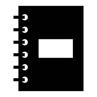 Not defteri. Web simgesi basit illüstrasyon