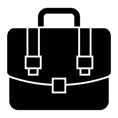 Çanta. Web simgesi basit illüstrasyon