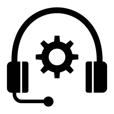 Destek. Web simgesi basit tasarım