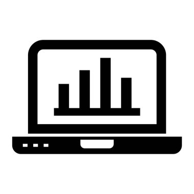 Bilgisayar. Web simgesi basit illüstrasyon