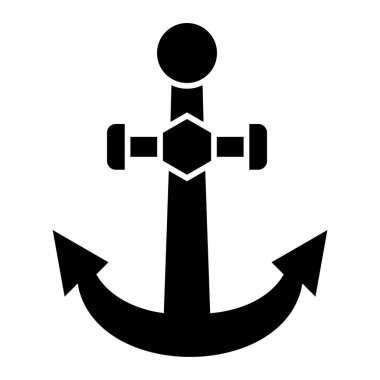 çapa simgesi vektör illüstrasyonu