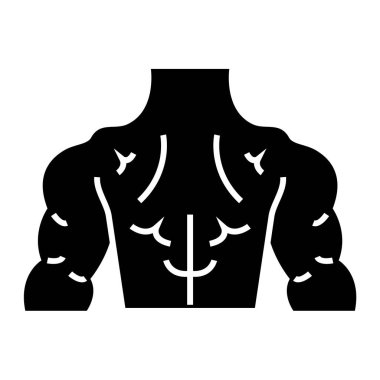 İnsan vücudu simgesi. Web için akciğer vektör simgelerinin özet çizimi