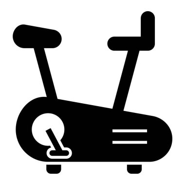 Koşu bandı. Web simgesi basit illüstrasyon