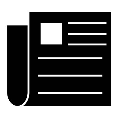 Belge. Web simgesi basit illüstrasyon