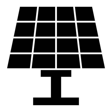 Güneş paneli. Vektör çizim