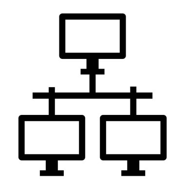 ağ paylaşım simgesi çizimi