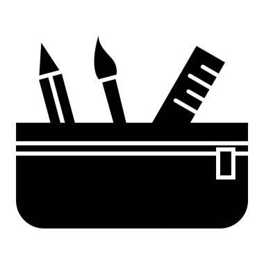 Kalem. Web simgesi basit illüstrasyon