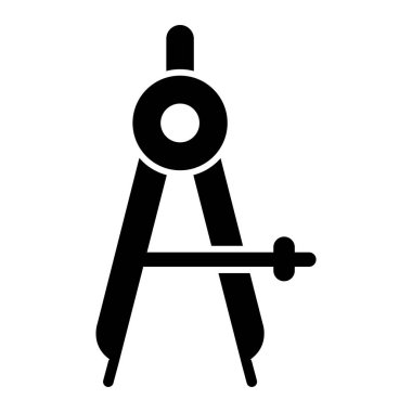 Pusula. Web simgesi basit illüstrasyon