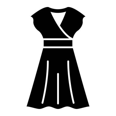 Elbise. Web simgesi basit illüstrasyon