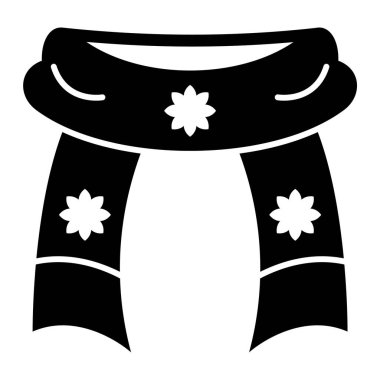 Şapka. Web simgesi basit illüstrasyon