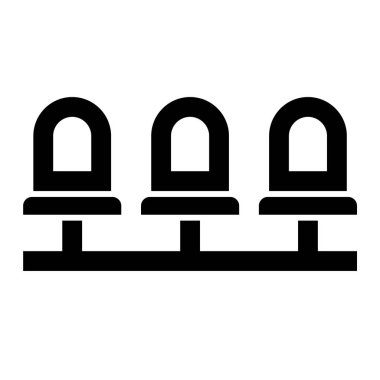 Kiliseye. Web simgesi basit illüstrasyon