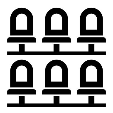 Kiliseye. Web simgesi basit illüstrasyon