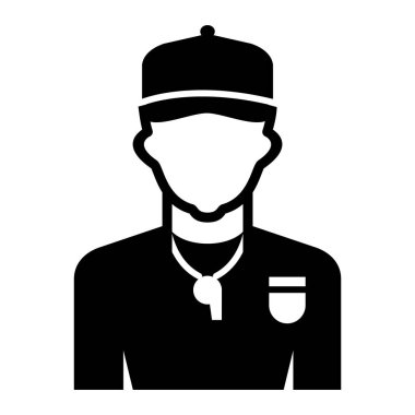 Doktor. Web simgesi basit illüstrasyon