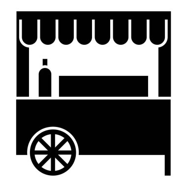 Dükkan. Web simgesi basit illüstrasyon