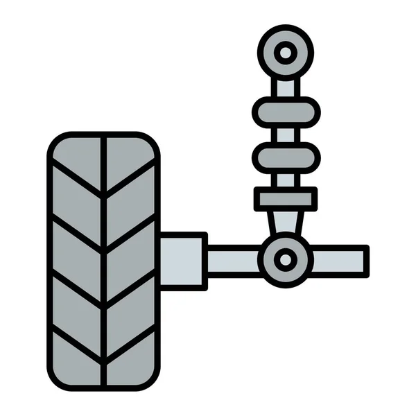 Auto Reparatie Icoon Schets Illustratie Van Elektrische Kabel Vector Pictogrammen — Stockvector