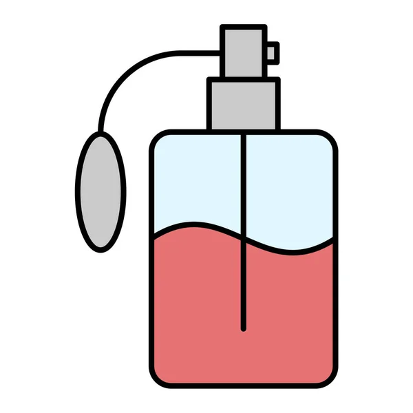 香水瓶子图标 网上美容院矢量图标概述 — 图库矢量图片