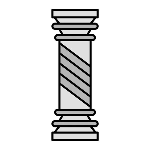 Vektor Illustration Der Alten Turm Ikone — Stockvektor