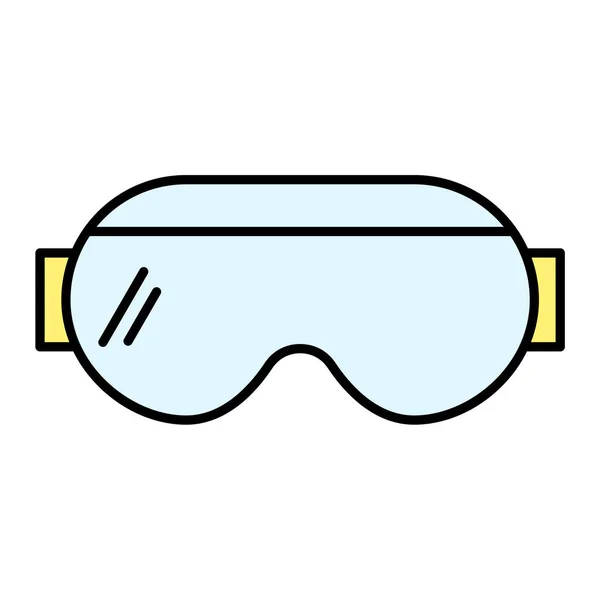 Ícone Óculos Ilustração Esboço Ícones Vetoriais Máscara Para Web — Vetor de Stock