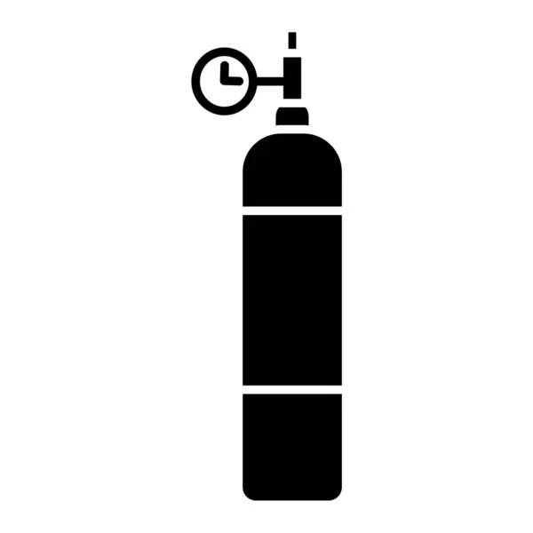 Icône Extincteur Gaz Illustration Simple Des Icônes Vectorielles Bouche Incendie — Image vectorielle