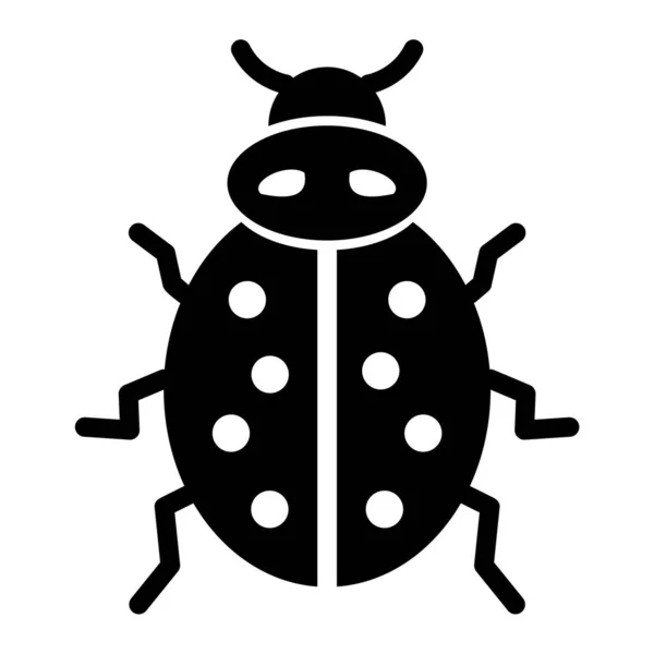 Bug Icona Web Semplice Illustrazione — Vettoriale Stock