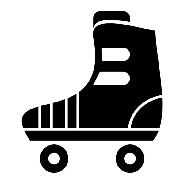 Skateboard Icona Web Semplice Illustrazione — Vettoriale Stock