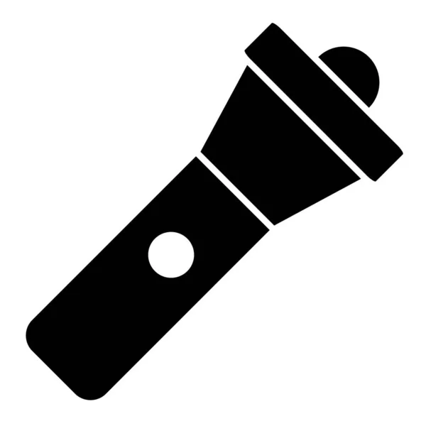 Flashlight Web Icon Simple Illustration — Stock Vector