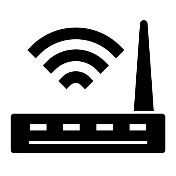 Router Wifi Semplice Illustrazione — Vettoriale Stock