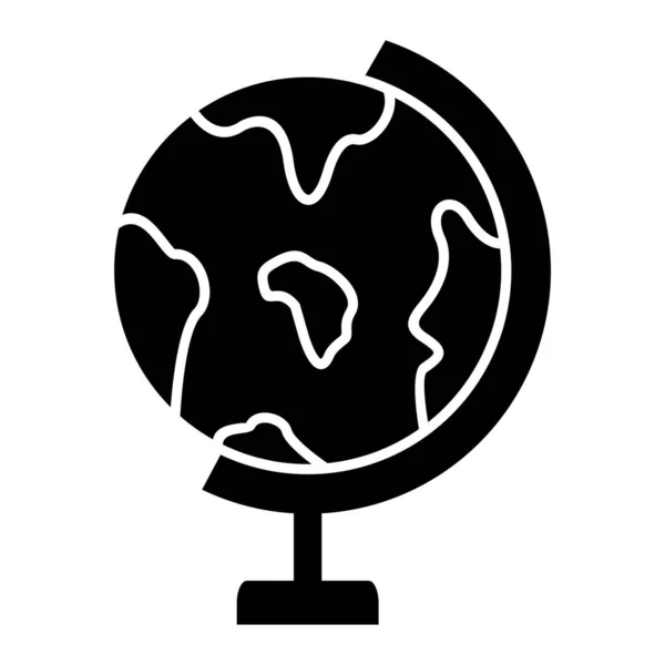 Икона Мира Контур Иллюстрации Векторных Значков Земной Планеты Сети — стоковый вектор