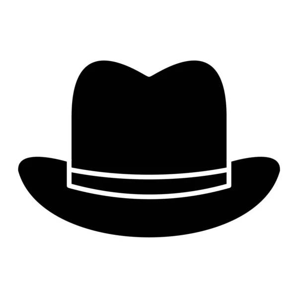 Chapeau Icône Web Illustration Simple — Image vectorielle