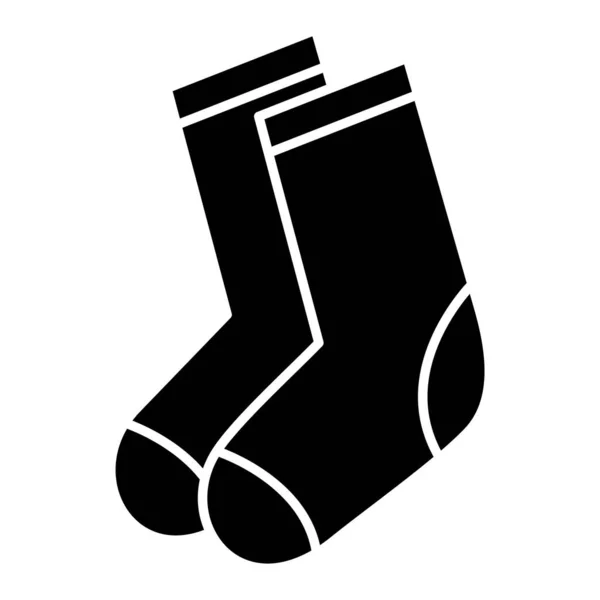 袜子图标 Web服装袜子矢量图标的简单示例 — 图库矢量图片