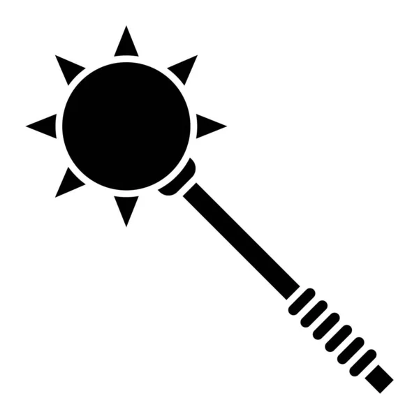 Sonne Web Symbol Einfache Illustration — Stockvektor