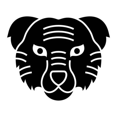 Kaplan başı ikon vektör çizimi tasarımı