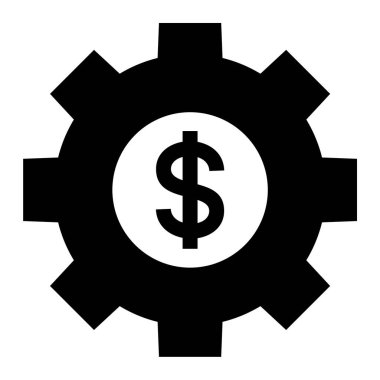 Dolar. Web simgesi basit tasarım