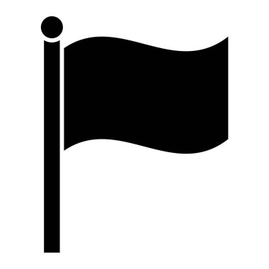 bayrak simgesi, vektör illüstrasyonu