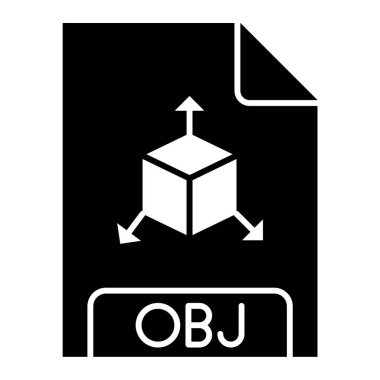 dosya biçimi simgesi, vektör illüstrasyonu