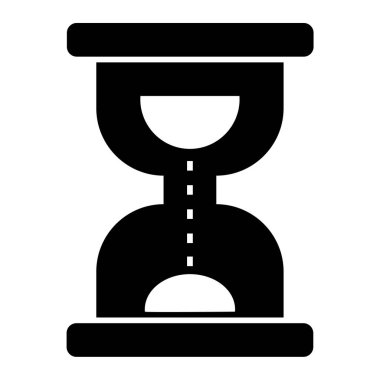 Kum saati. Web simgesi basit tasarım